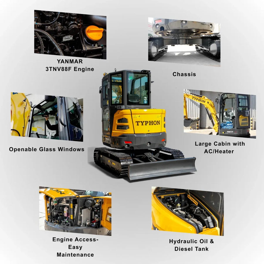 TYPHON NAGA 4.0 feature overview Yanmar engine chassis cabin windows