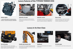 TYPHON TERROR XVIII 4000 lb Mini Excavator
