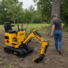 MEC06 9HP Mini Excavator - 28 in Wide, 43.3 in Digging Depth